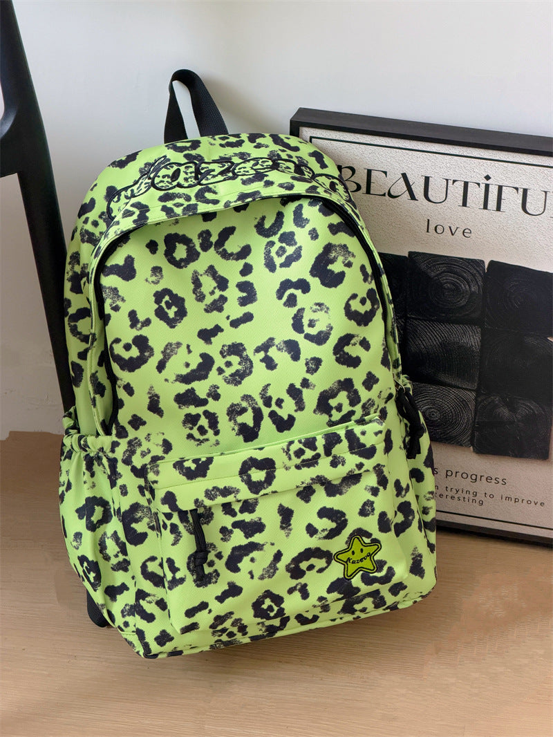 Fashion-Forward Leopard-Print Backpack Kalsten