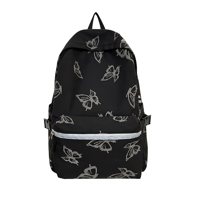 Stylish Butterfly Print Backpack Kalsten