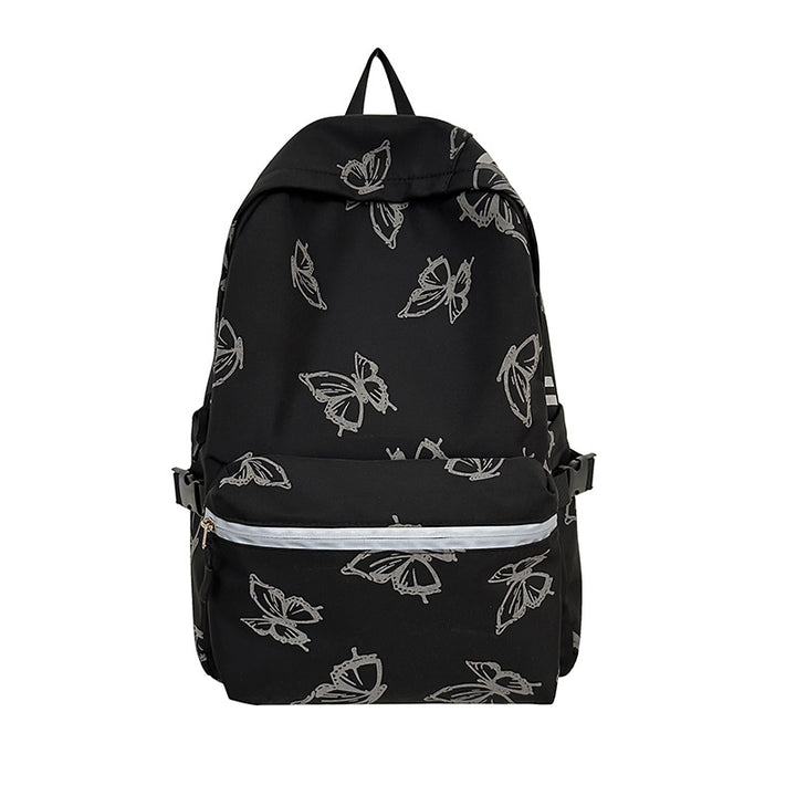 Stylish Butterfly Print Backpack Kalsten