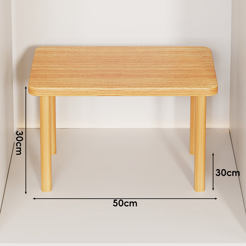 Adjustable Multi-Height Wooden Monitor Riser and Desktop Shelf