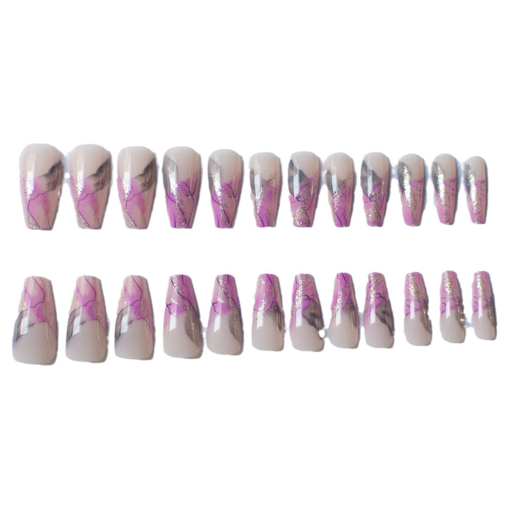 Artistic Nail Design Kit with Marble Effect