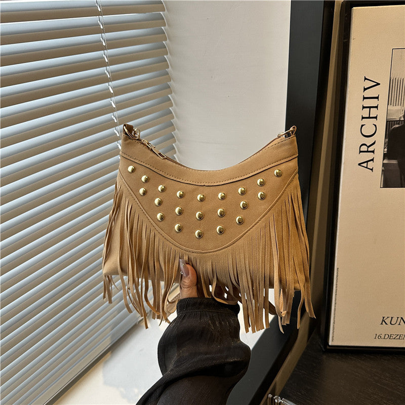 Decorative Fringe Crossbody Bag Kalsten