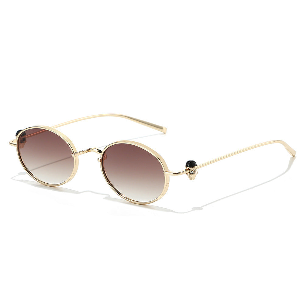 Geometric Stylish Round Sunglasses Kalsten