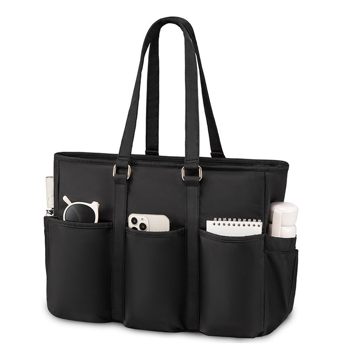 Spacious everyday tote bag with practical outer pockets Kalsten