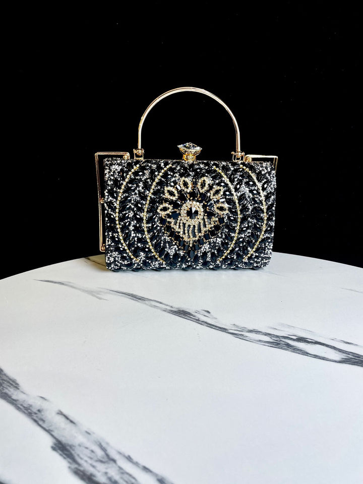 Ornate Beaded Evening Handbag