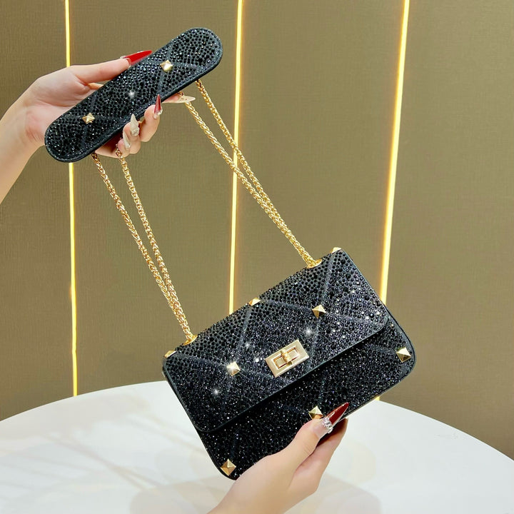 Sparkling Studded Evening Handbag