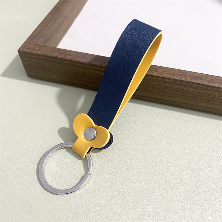 Floral Leather Keyring kalsten