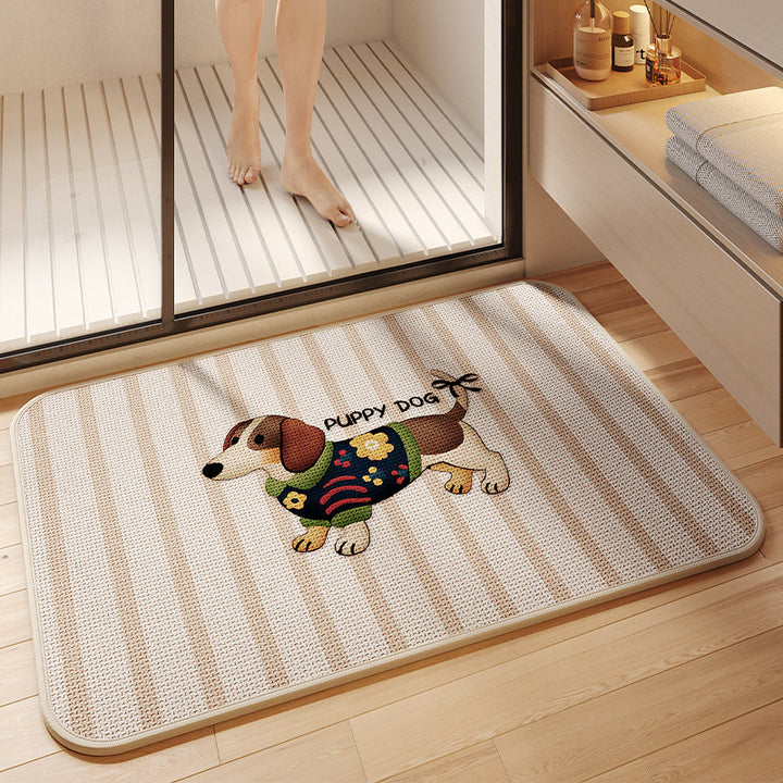 Fun Cartoon Themed Bath Mat Kalsten