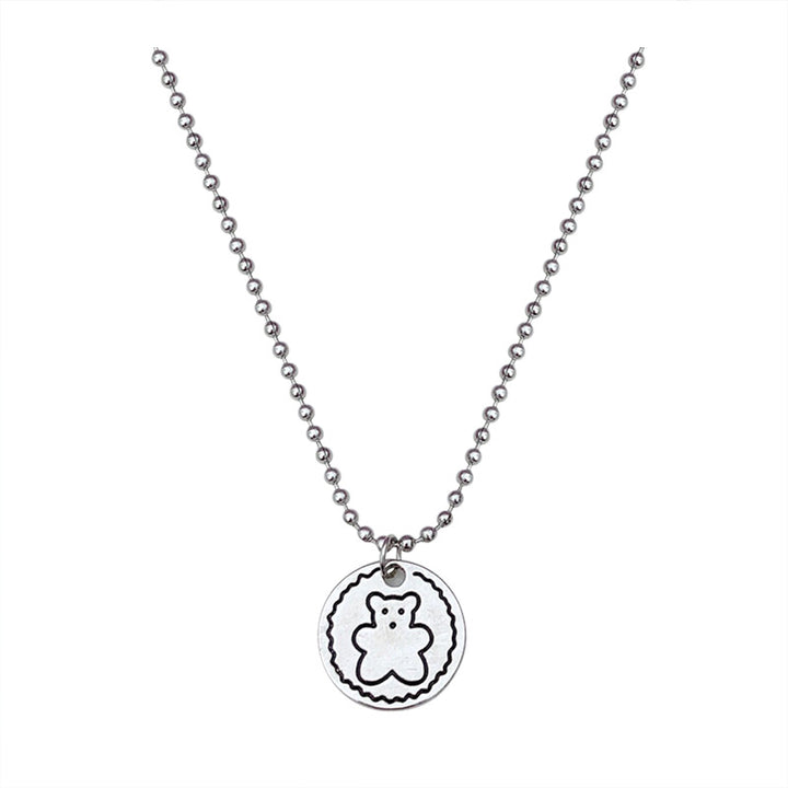 Outline Bear Pendant Necklace Kalsten