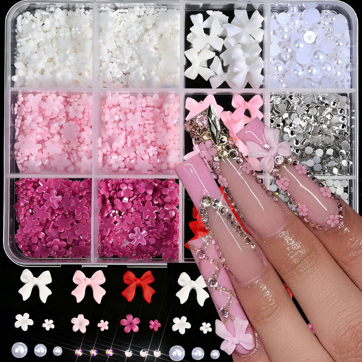 Floral Nail Art Decoration Kit