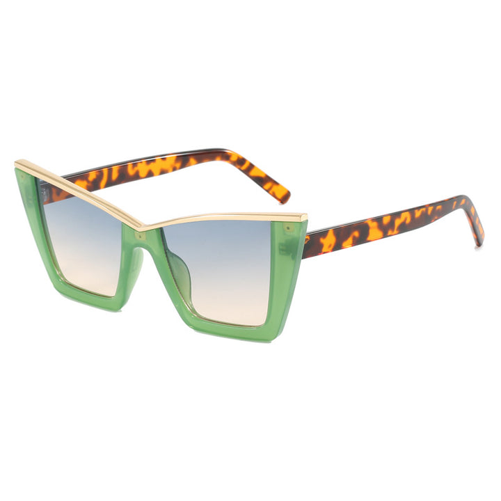 Ladies square sunglasses with golden details Kalsten