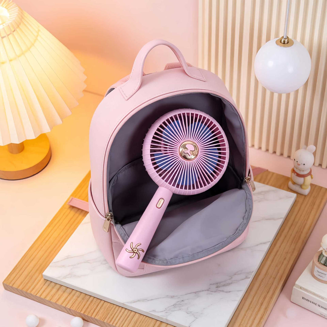 Women Portable Mini Fan with USB Connection and Flexible Design Kalsten