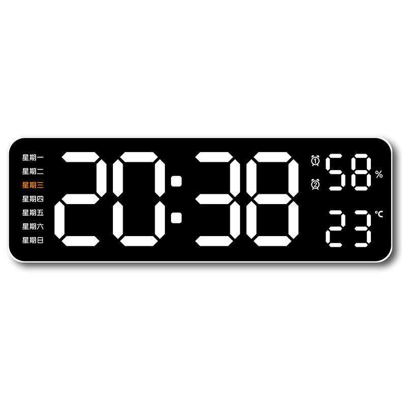 Digital alarm clock with room temperature and humidity display Kalsten