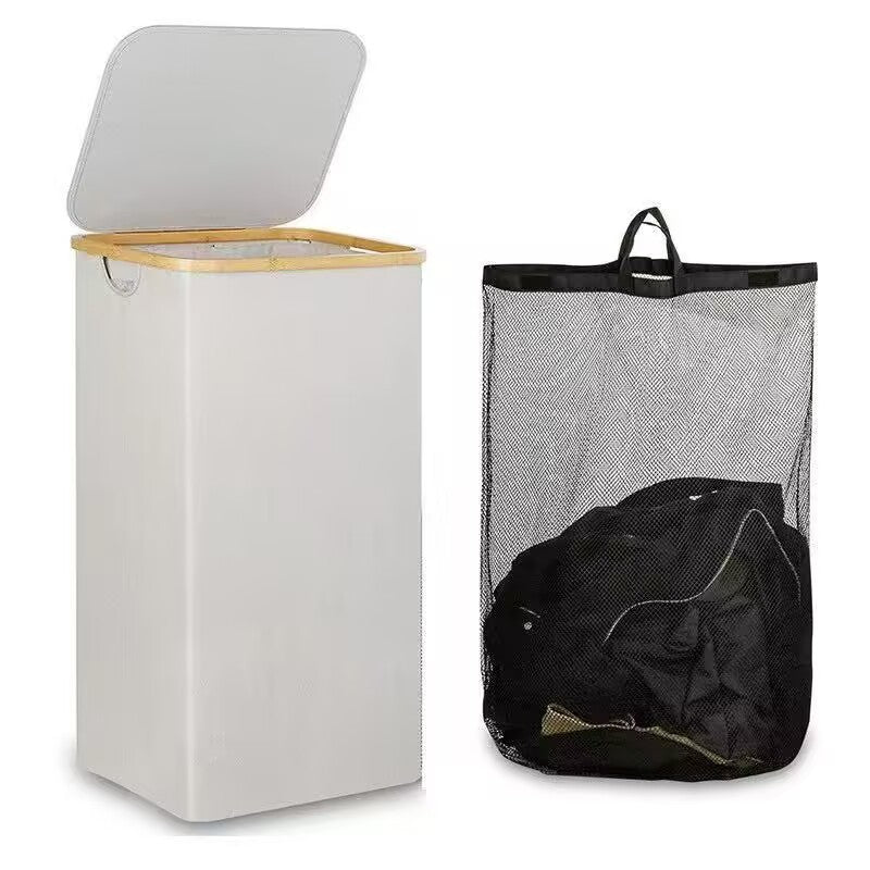 Versatile laundry container with lid and carrying handle Kalsten