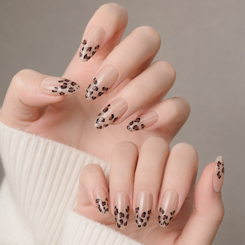 Decorative Leopard Print Press-On Nails Kalsten