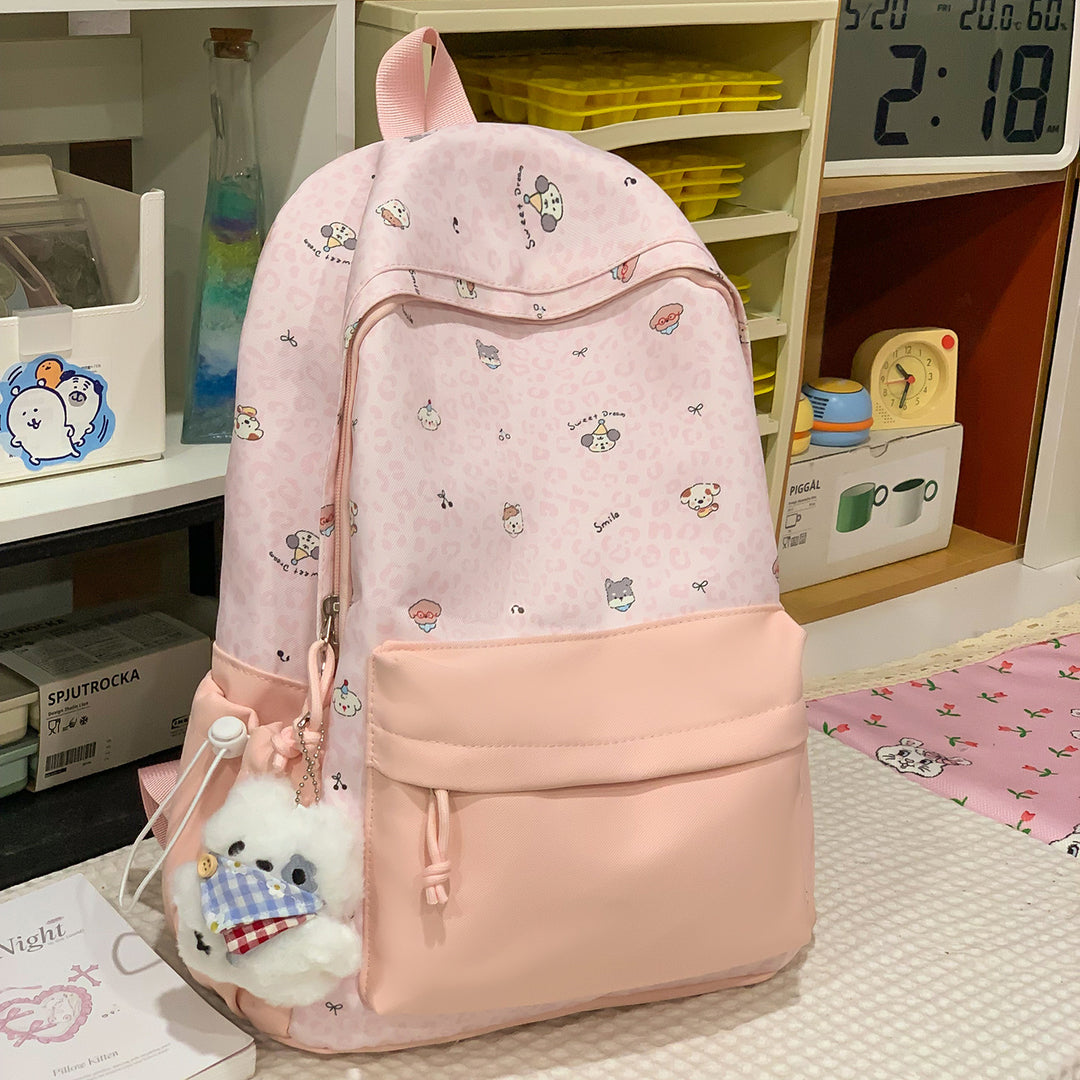 Cute Cartoon Animal Print Backpack Kalsten