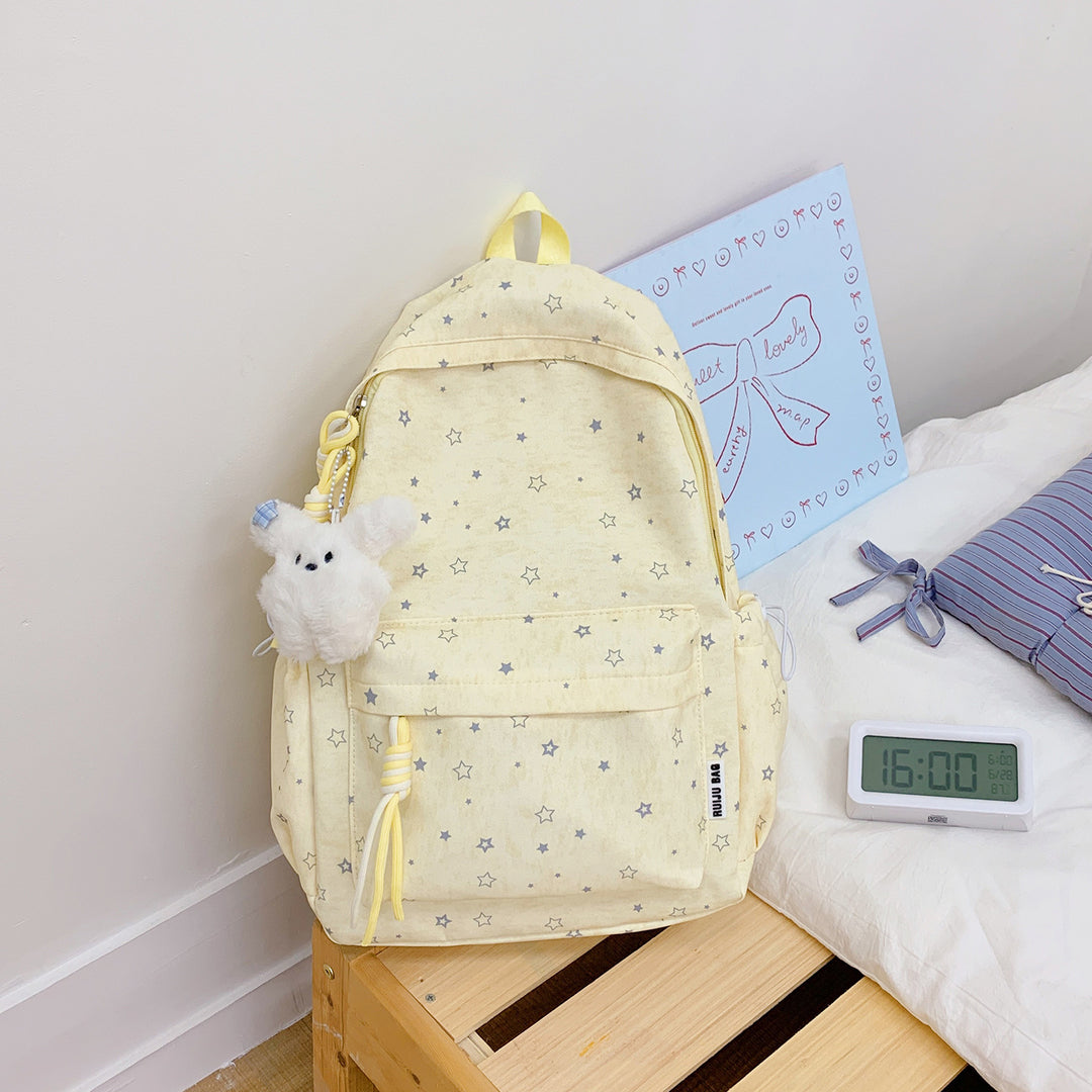 Cute Star-Patterned School Backpack Kalsten