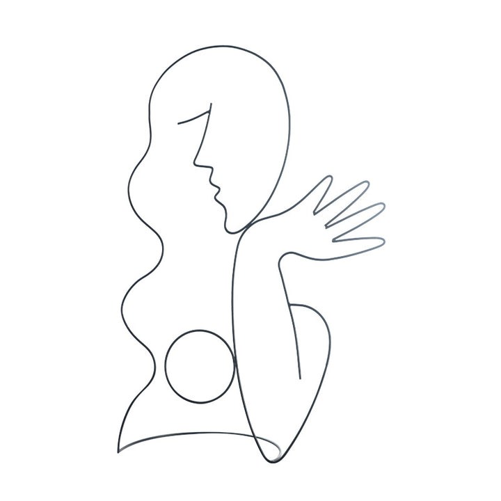 Artistic Line Art Sculpture