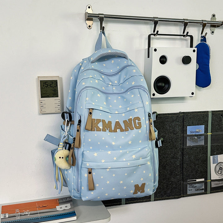 Trendy Star-Patterned Backpack Kalsten