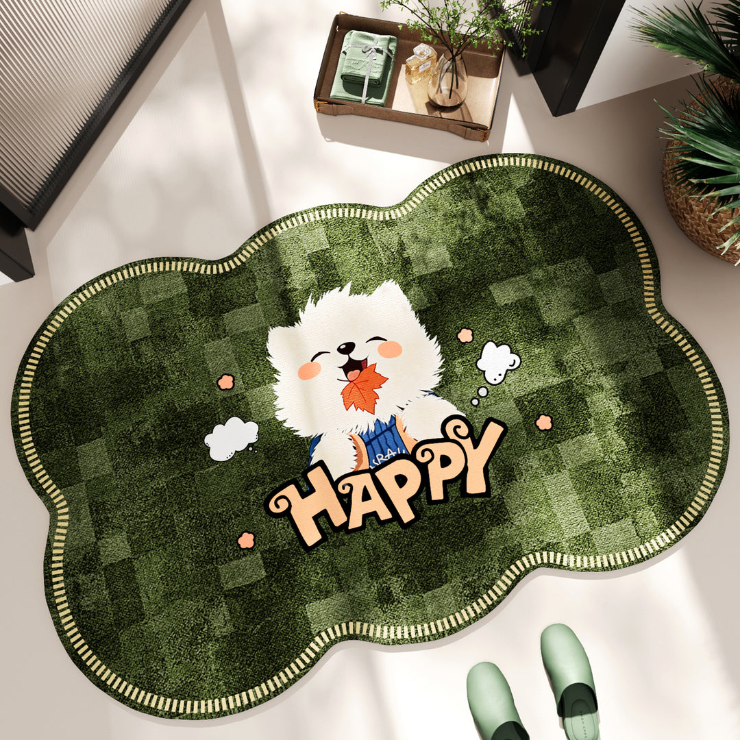 Cartoon-Themed Decorative Area Rug