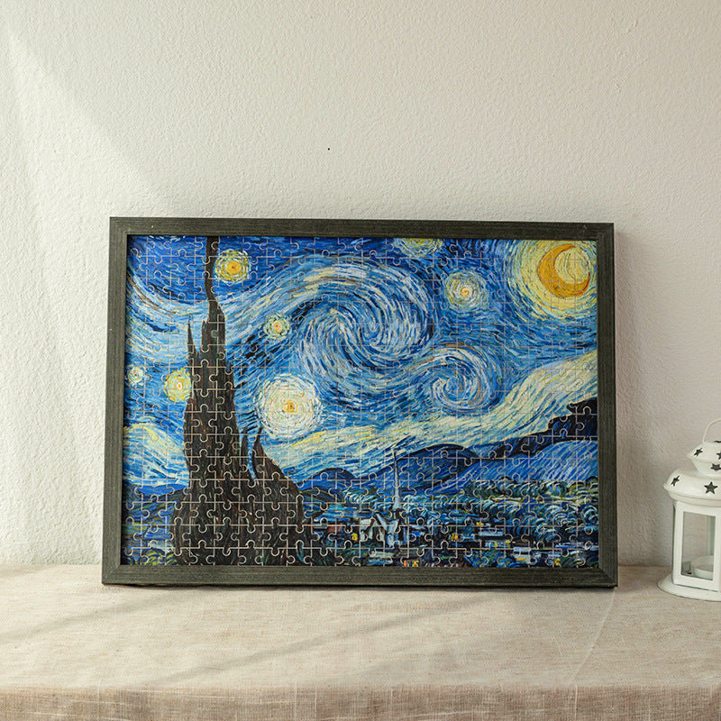 Puzzle Artwork Display Frame for Home Decor