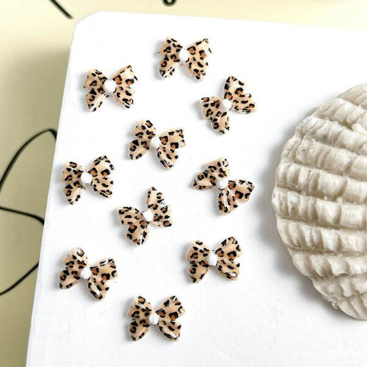 Decorative Leopard Print Nail Art Charms