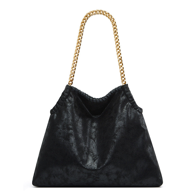 Chic Textured Handheld Tote Bag