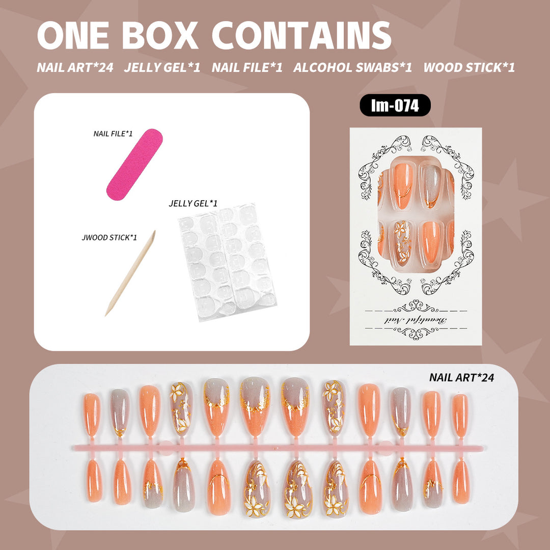 Decorative Press-On Nail Art Kit