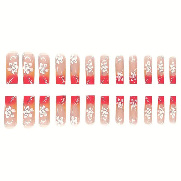 Vibrant Gradient Press-On Nail Art Set Kalsten