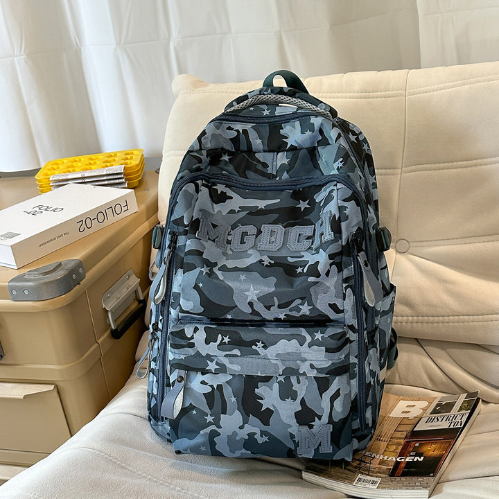 Durable Camo-Printed Day Backpack Kalsten