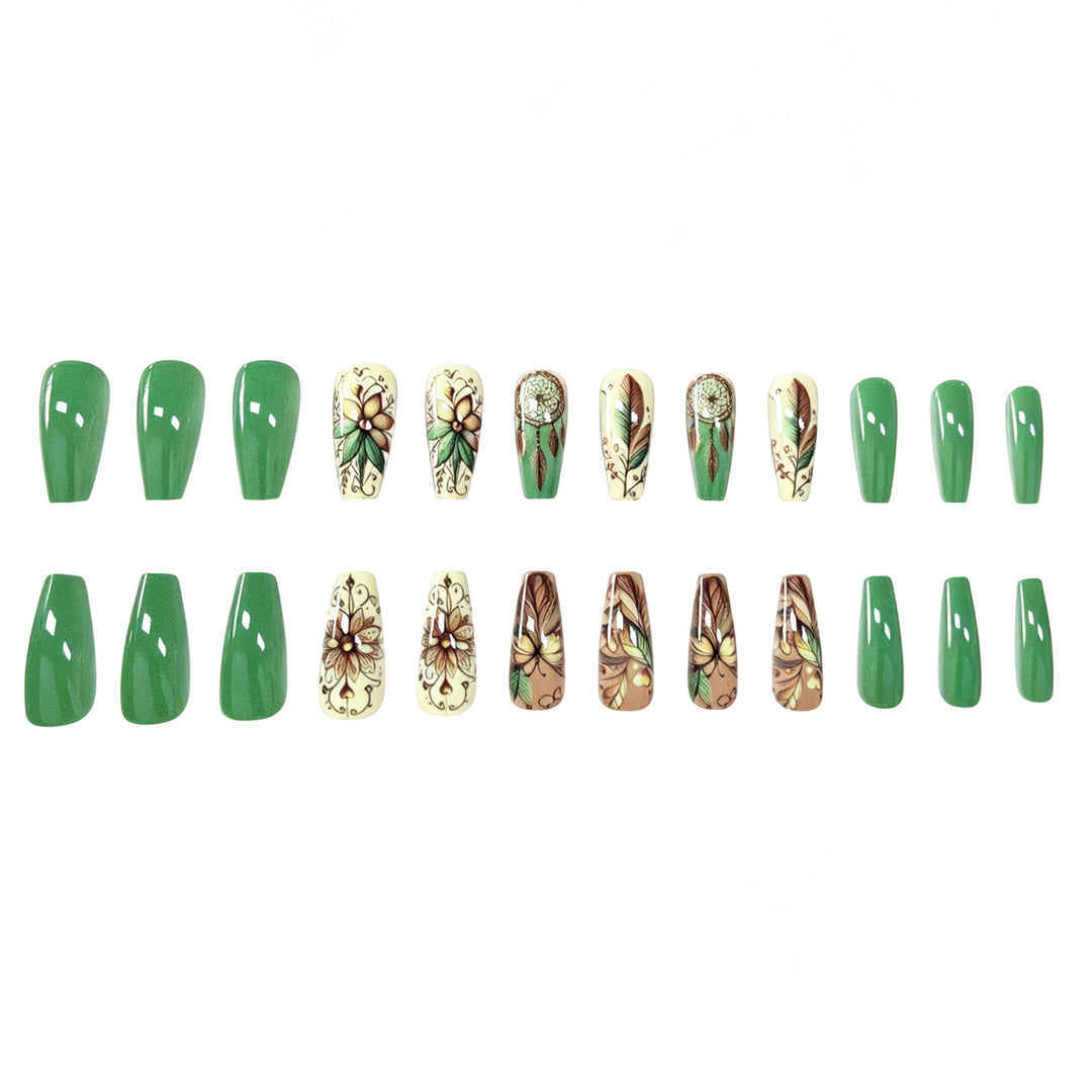 Floral-Inspired Articulated Nail Enhancements Kalsten