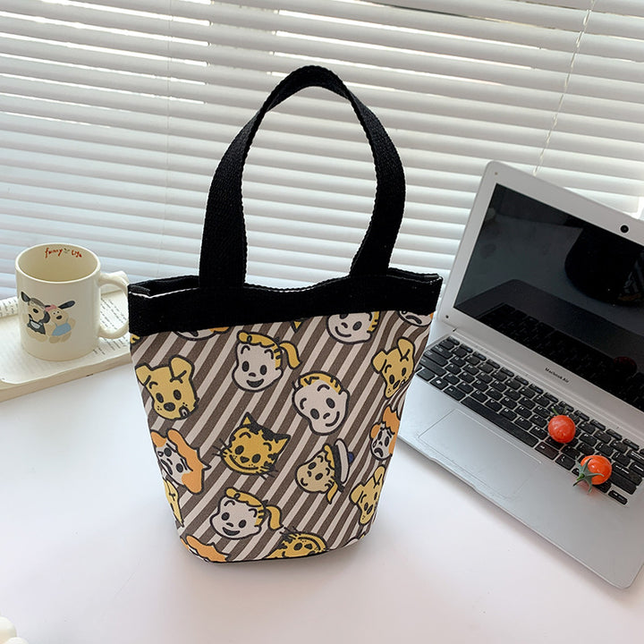 Fun-Themed Character Tote Bag