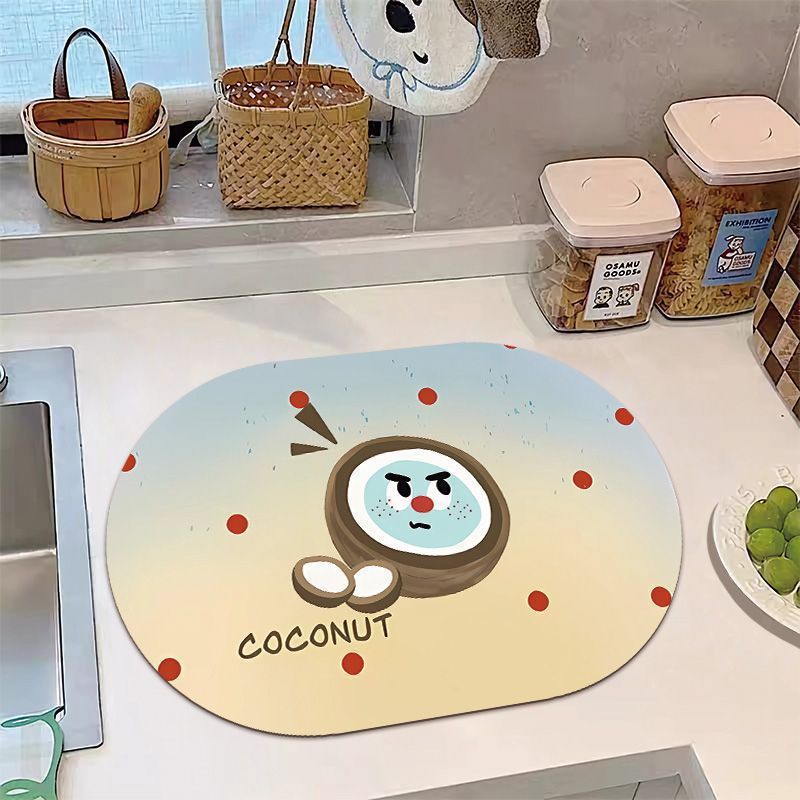 Decorative Motivational Kitchen Mat for Home Decor
