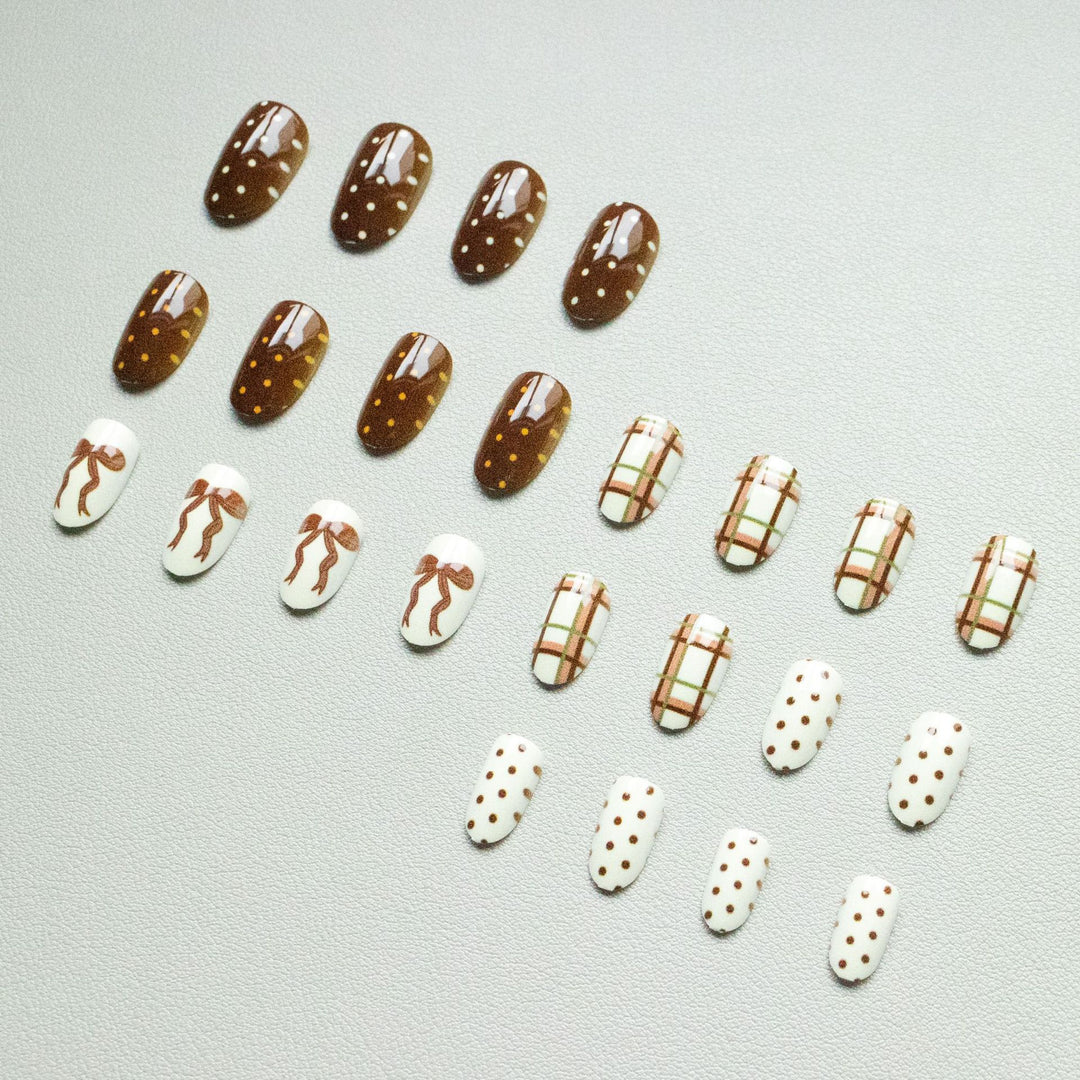 Artistic Nail Art Set with Unique Patterns