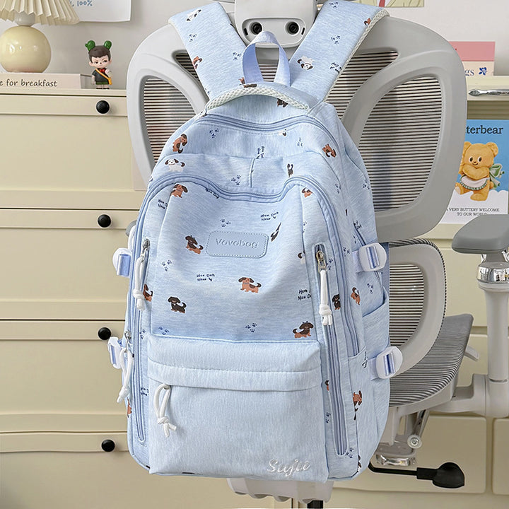 Playful Dog-Themed School Backpack Kalsten