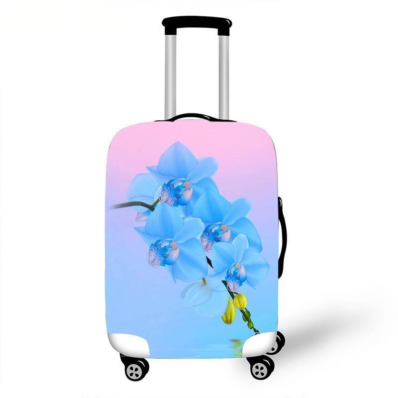 Women's hardshell travel suitcase with floral design Kalsten
