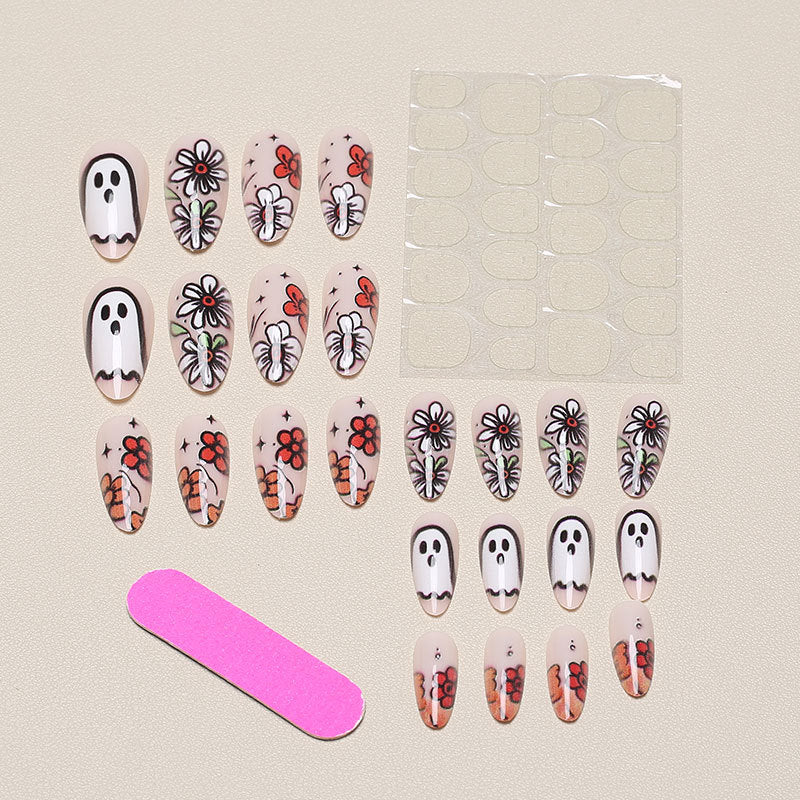 Artistic Themed Press-On Nails
