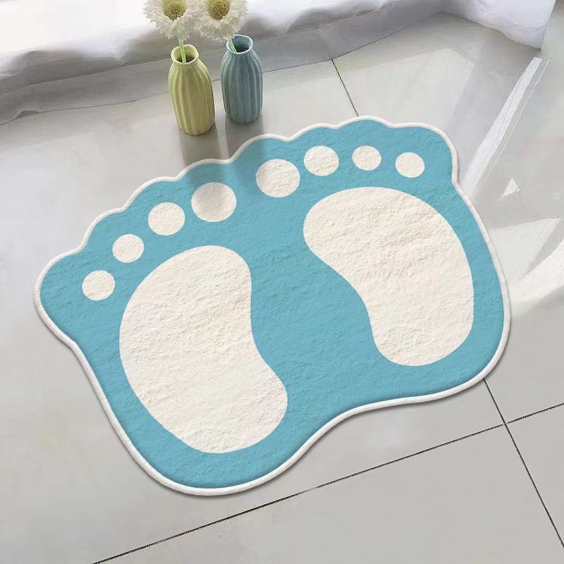 Footprint-Themed Decorative Area Mat Kalsten