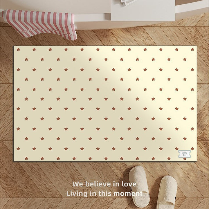 Cozy Star Pattern Bath Mat Kalsten