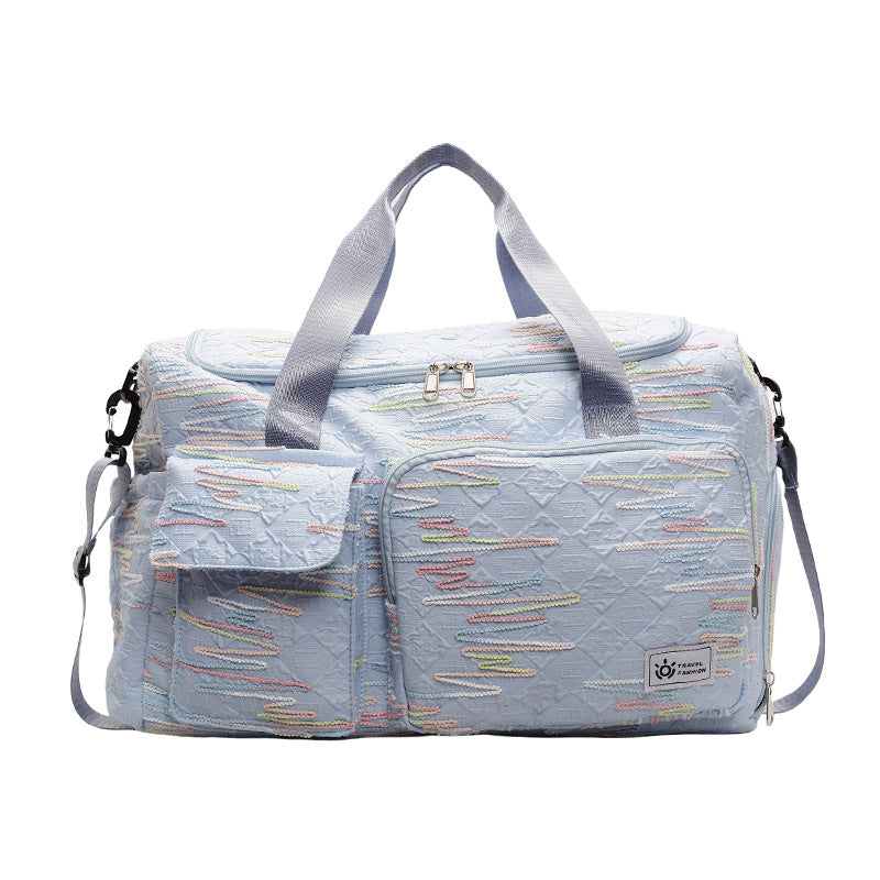 Embroidered Weekender Duffel Kalsten