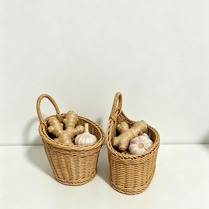 Handwoven Natural Storage Basket Kalsten