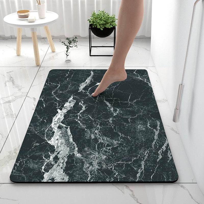 Soft Touch Marble Bath Mat Kalsten