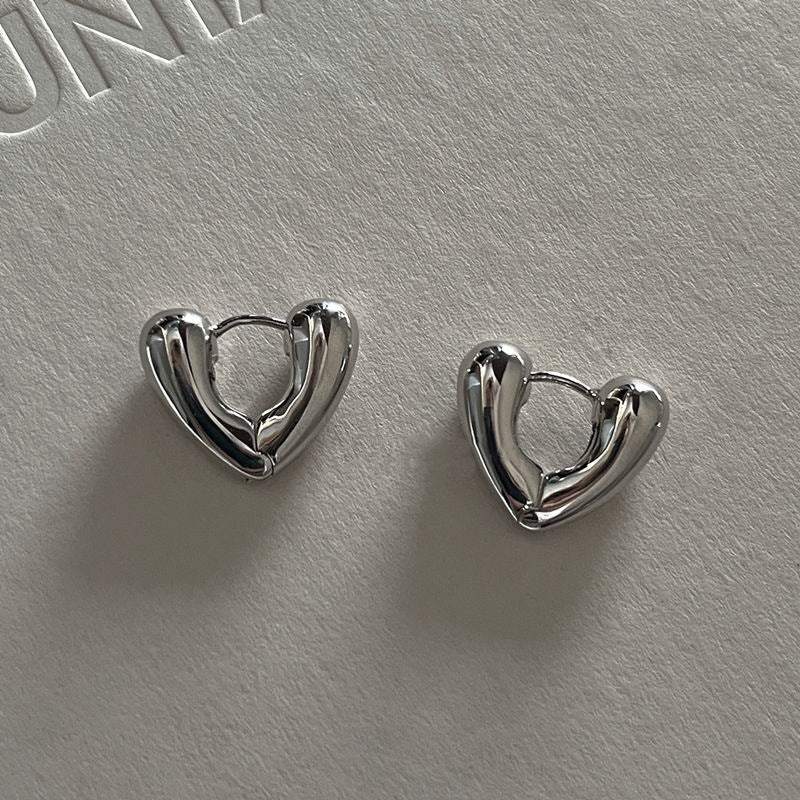 Heart-shaped earrings Kalsten
