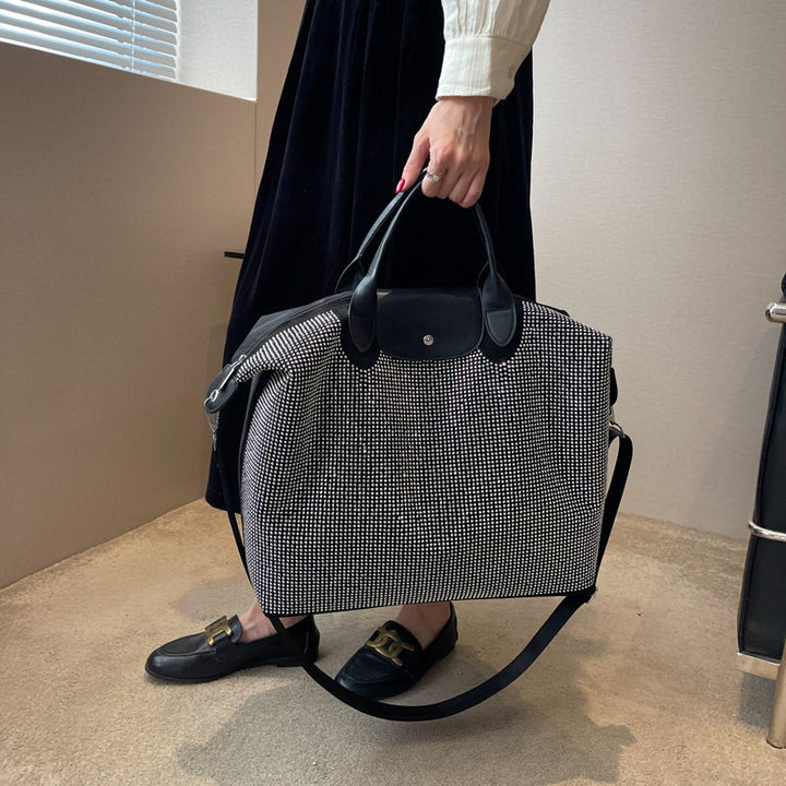 Mesh Fabric Weekend Duffle Bag Kalsten