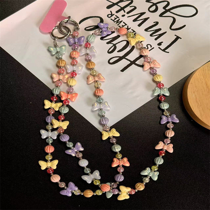 Charming Butterfly Beaded Eyewear Chain Kalsten