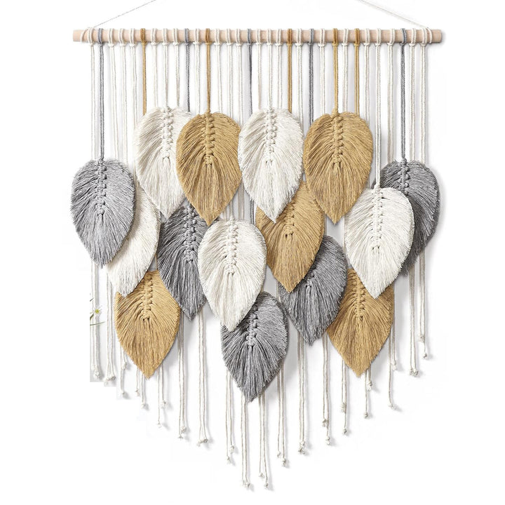 Macrame Leaf Wall Hanging Decor Kalsten