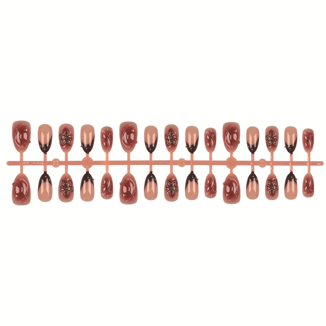 Decorative Press-On Nail Art Collection
