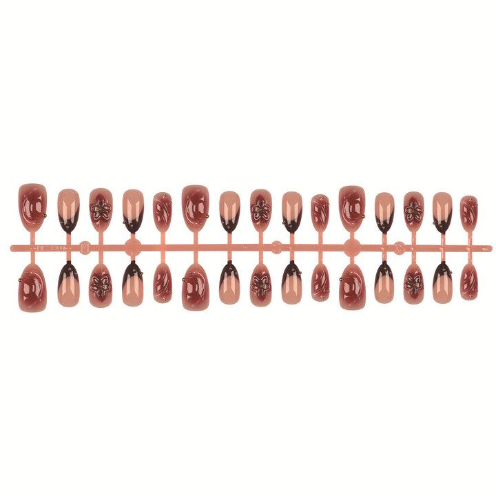 Decorative Press-On Nail Art Collection