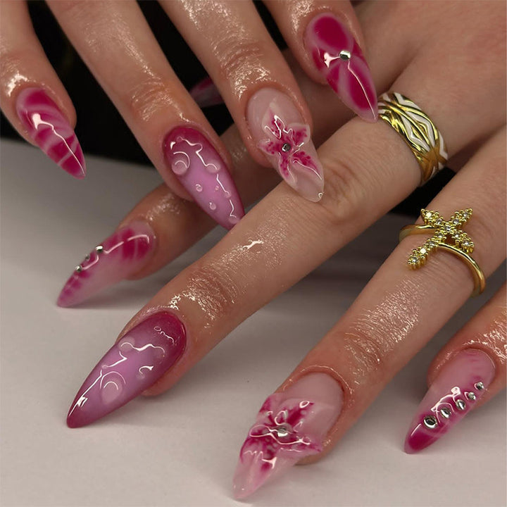 Elegant Floral Designs Press-On Nail Set kalsten