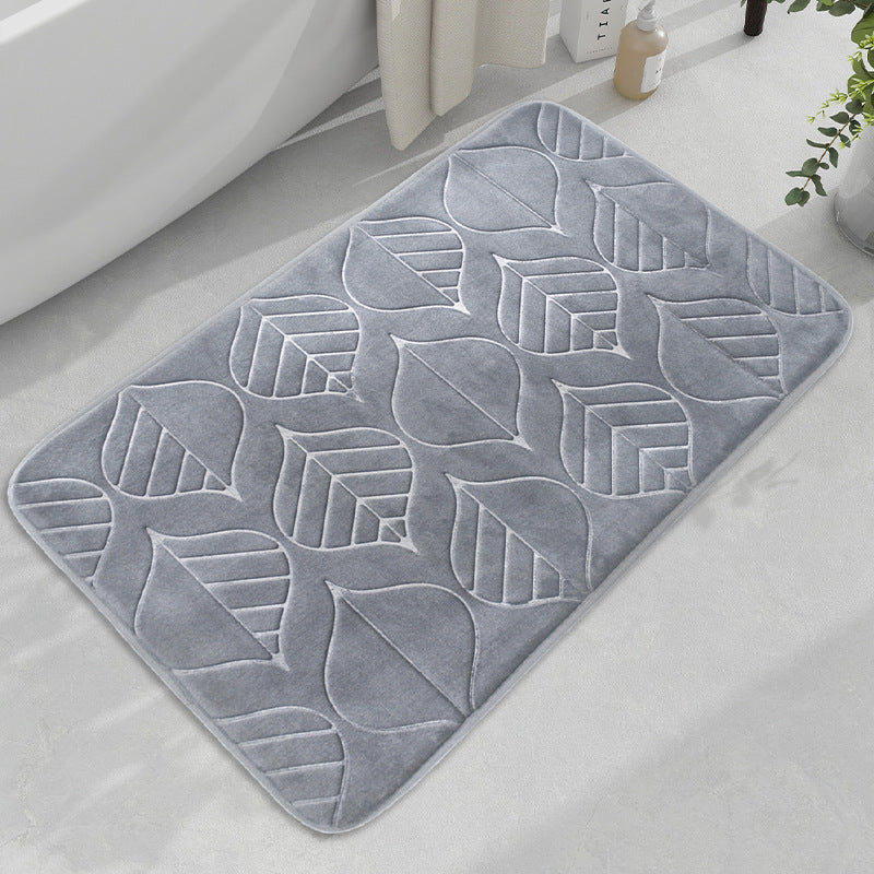 Plush Bathroom Mat for Home